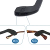 Silicone glasses wide flat rope, double-hole sports glasses rope, anti-slip elastic rope, lanyard, swimming lanyard, glasses accessories batch Application Scenario